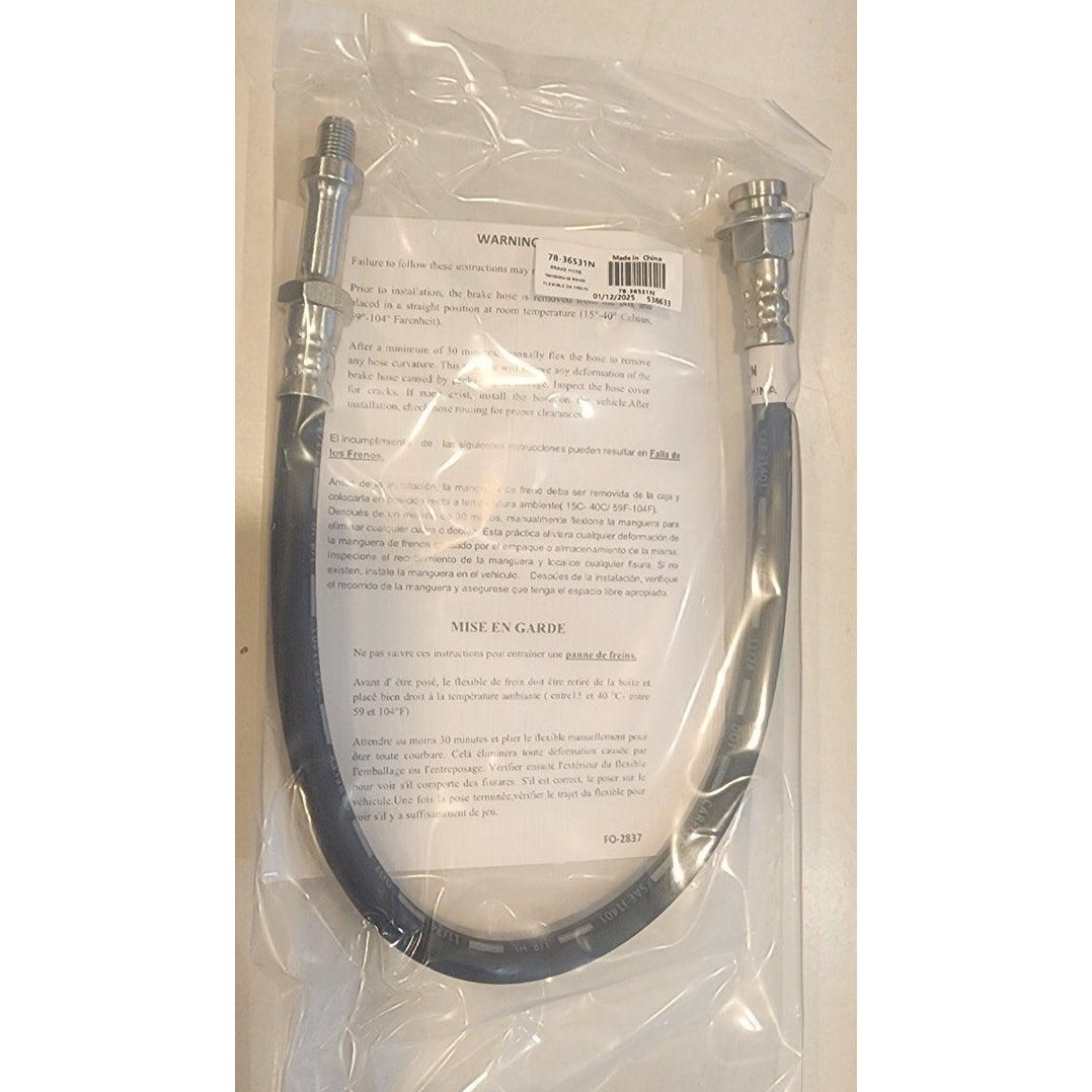 Brake Hose - 1965-1971 Ford F100, F-250- F350 '65-'67. 1969 - PN 36531