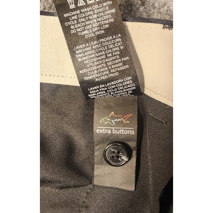 Greg Norman Mens Golf Shorts Athletic Camo Grey Black Size 40