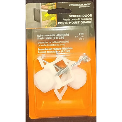 Prime-Line B691 Sliding Screen Door Roller Kit – 6 Two-Packs (12 Nylon Wheels)