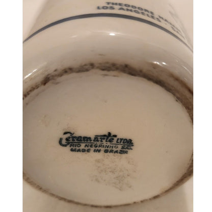 Burgermeister Beer Stoneware Bottle – Ceramarte Brazil – Vintage 9 oz