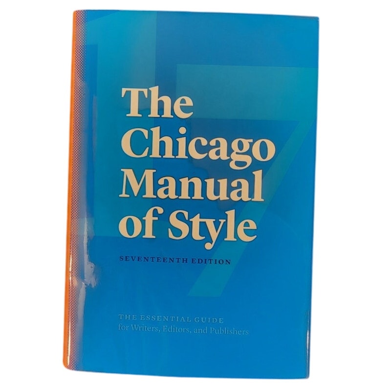The Chicago Manual of Style 17th Edition Hardcover – Like New