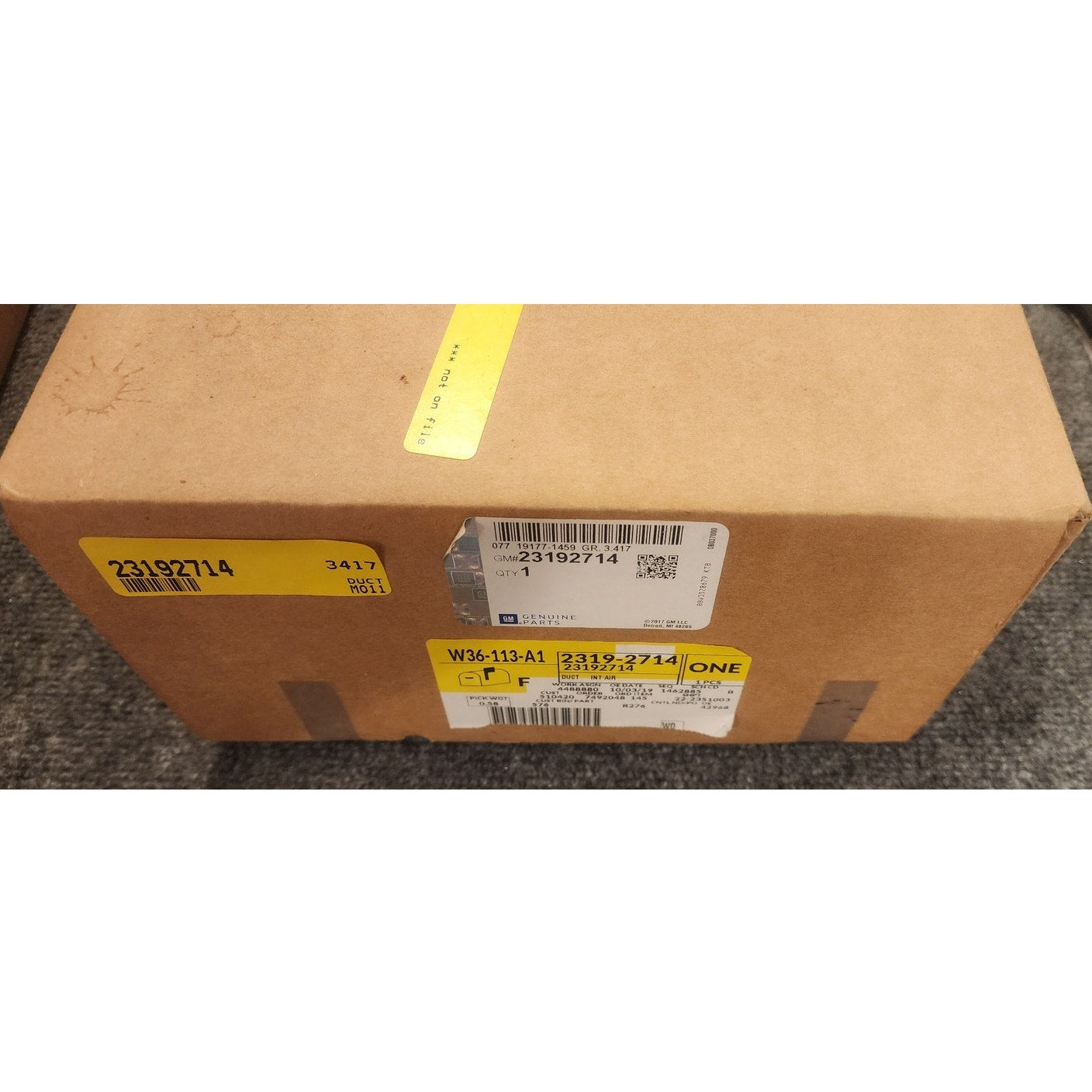 GM OEM Engine Intake Air Duct 23192714 Cadillac Escalade Chevy Tahoe Suburban