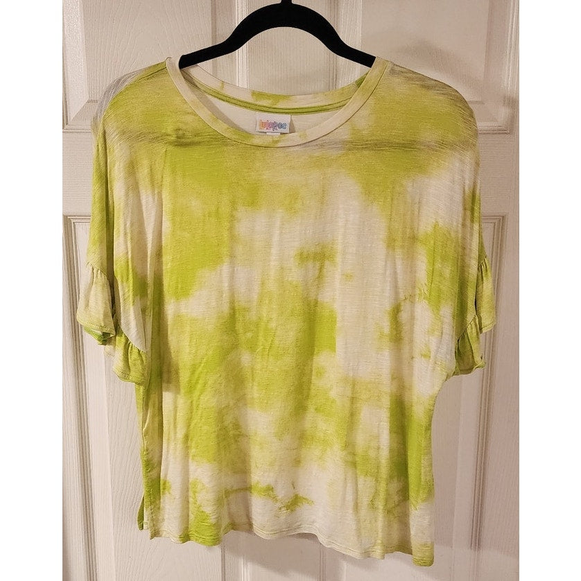 LuLaRoe - S - Green and White - New - cute