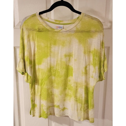 LuLaRoe - S - Green and White - New - cute