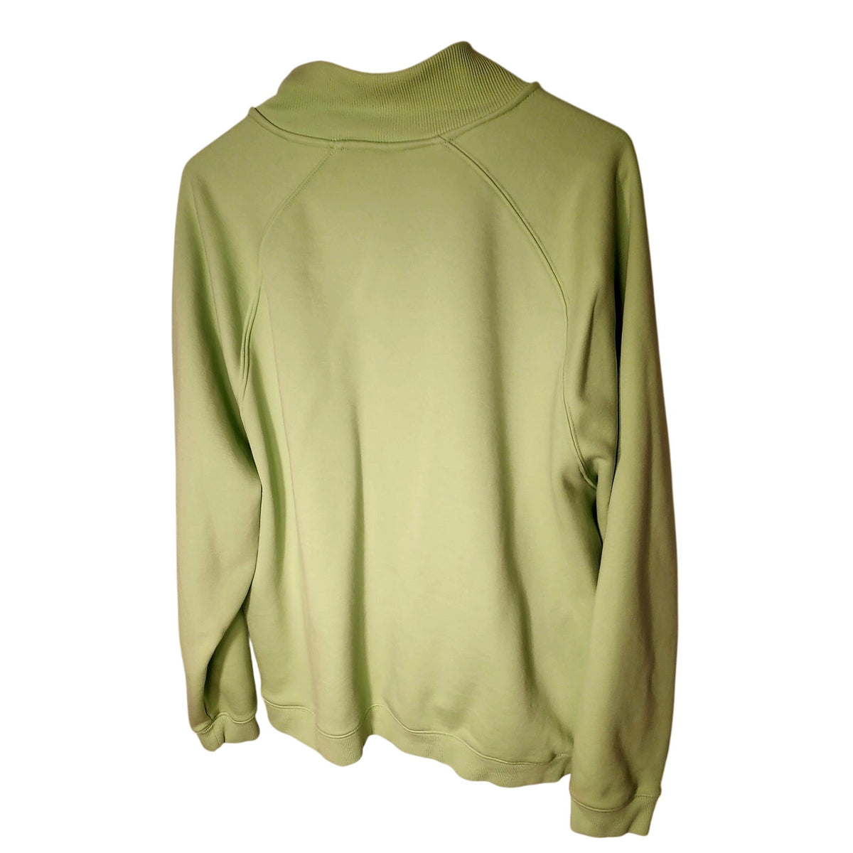 Fila Mens XXL 1/4 Zip Pullover Sweatshirt Lime Green Fleece Athletic Sweater