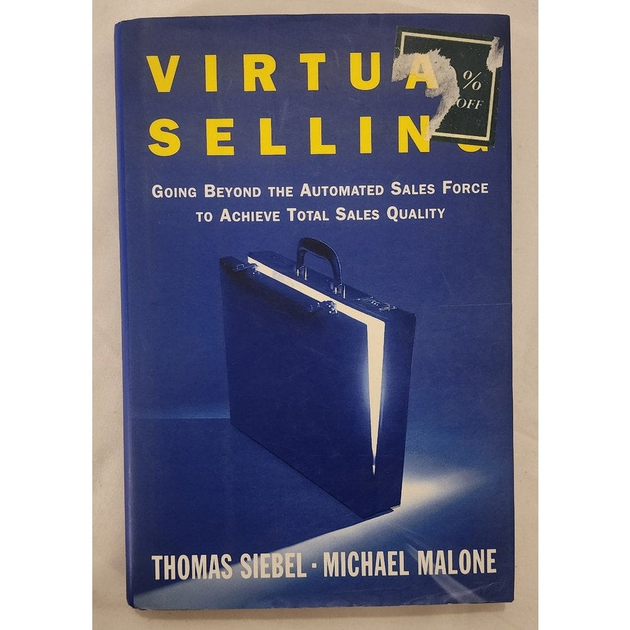 Virtual Selling by Siebel & Malone Hardcover Like New