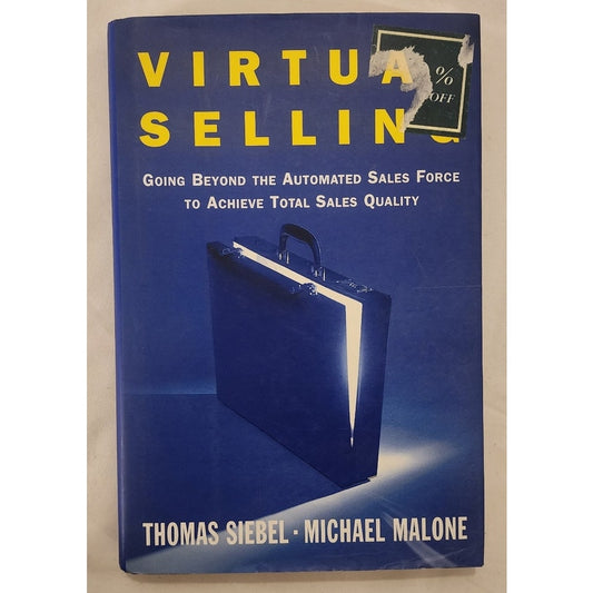 Virtual Selling by Siebel & Malone Hardcover Like New
