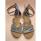 So - Light Blue Strapped Open Toe Sandle Shoe w/studs - Size 9 - See Pics