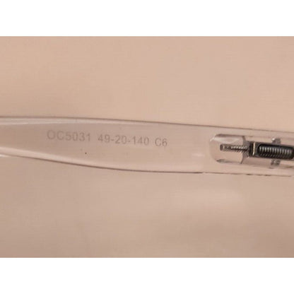 MARE AZZURO - 4.00 Readers - Large - Clear Plastic - Spring Hinged