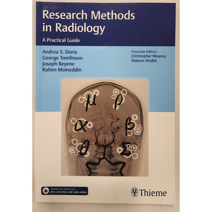 Research Methods in Radiology Softcover 2004 Thieme Kraker Bosma