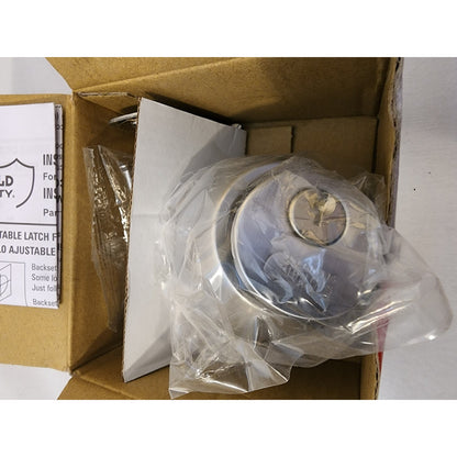 SHIELD Security - Satin Chrome Finish - Single Cylinder Deadbolt - Grade 3