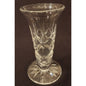 Vintage Thomas Webb England Fine Cut Crystal Bud Vase 4.75" Acid Etched Signed
