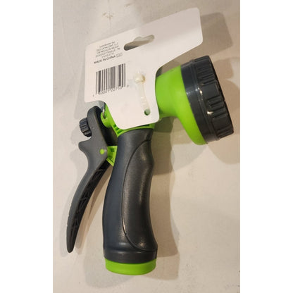 Box of 6 = Garden Hose Sprayers - 8 patterns - Green and Grey