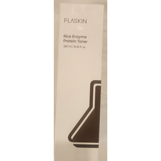 FLASKIN Rice Enzyme Protein Toner – 250ml – NEW Sealed – Exp 08/13/2027