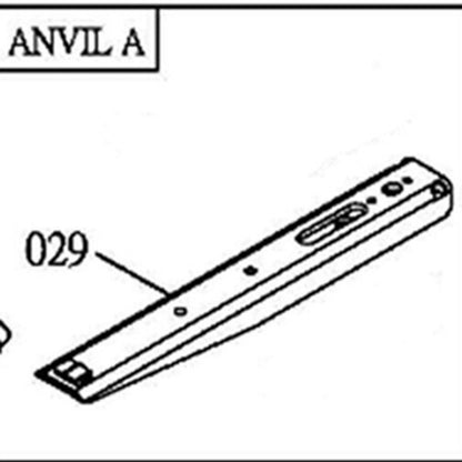 Klinch-Pak Anvil A - A12400701A - For Models KP-P50-777 and 779