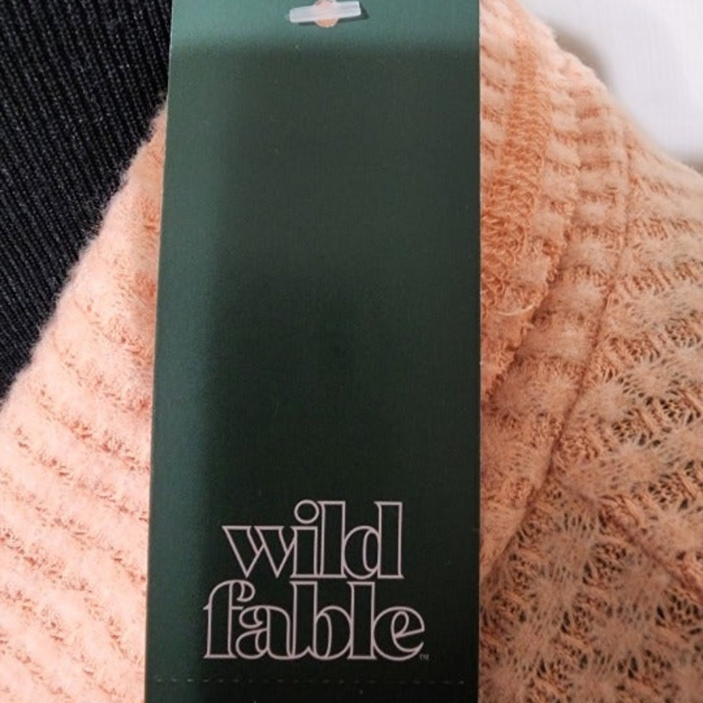 Nice Long Sleeved Turtle Neck Crop top shirt - Peach Orange - Wild Fable - XS
