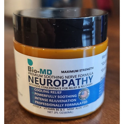 Bio‑MD Neuropathy Maximum Strength Nerve Relief Cream 2oz  New Sealed 04/2028