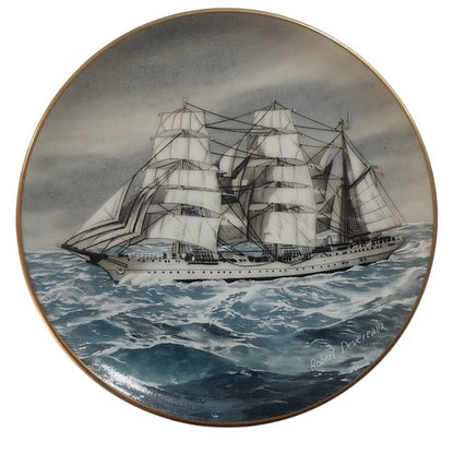 Danbury Mint Great American Sailing Ships Miniature Plate EAGLE Crafted Japan