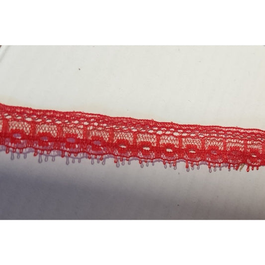 150+ Yards - RED Lace Trim - 1/2" - Native Textiles - #22250 - Red- web 208501