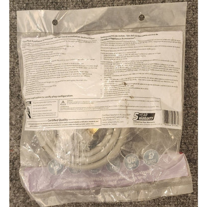 Certified Appliance Electric Range Power Cord Replacement 4ft Heavy Duty NIB