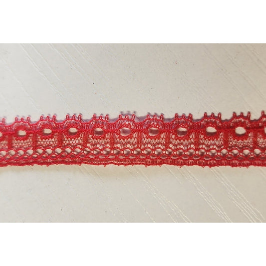 Vintage Wrights Native Textiles 1/2" Red Trimming Ribbon 300+ Yd Roll PATT 22250