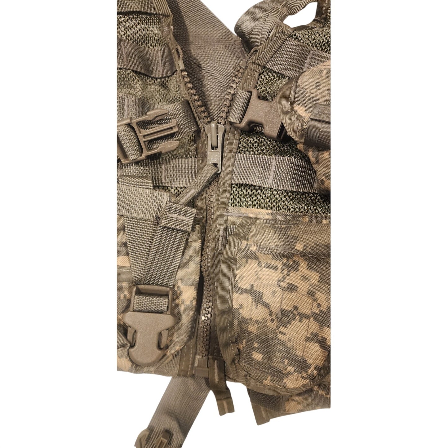Genuine USGI Military Tactical Vest Plate Carrier Heavy Duty Combat Shell Camo