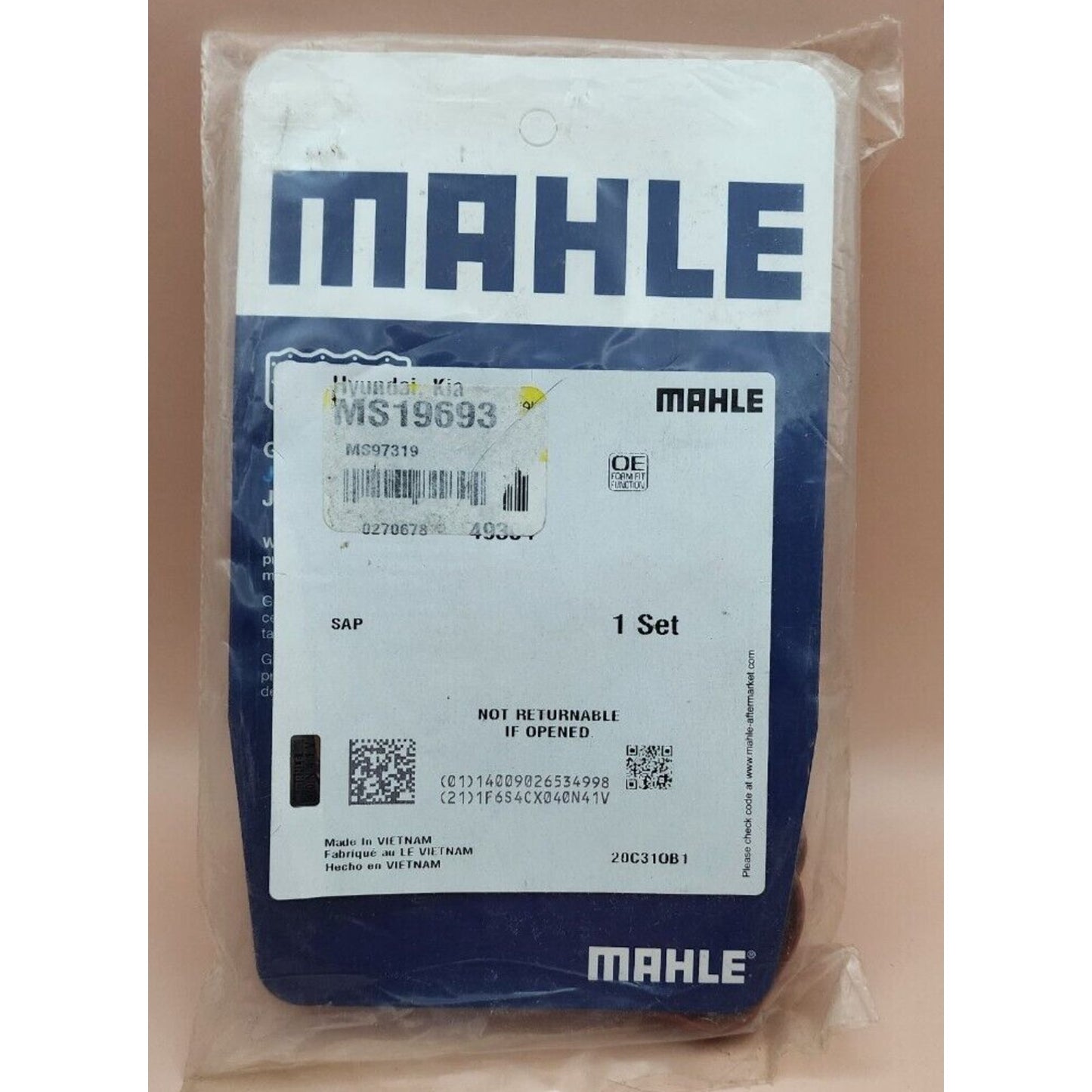 MAHLE - MS19693 - Hyundai/Kia - Engine Intake Manifold Gasket Set