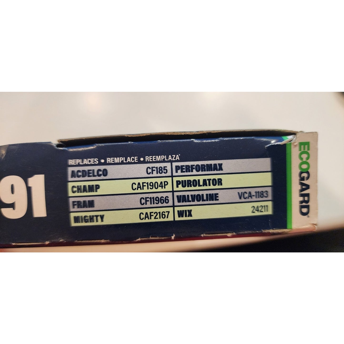 ECOGARD- XC10191- Cabin Air Filter -Fits Buicks -Replaces ACDELCO CF185