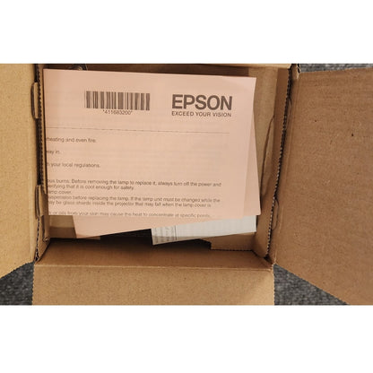 New Epson ELPLP42 Projector Lamp Replacemnt V13H010L42 PowerLite 822 83 Open Box
