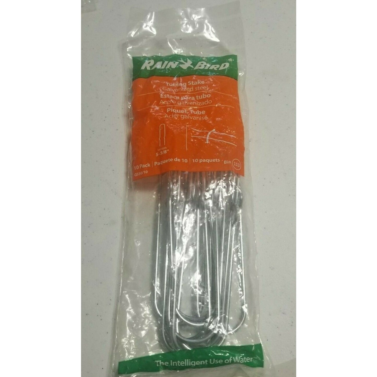 Rainbird GS50-10PK Tubing Stake - 5-5/8" - NEW in Package- Free Shipping in USA