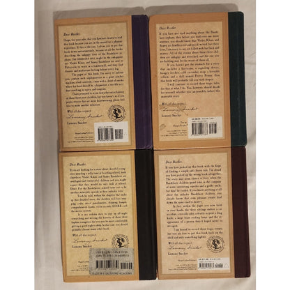 A Series of Unfortunate Events Books 2–5 Lemony Snicket Hardcover Lot