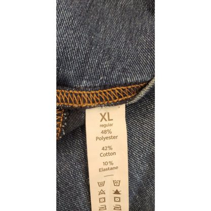 Flare Leg Bottom Jeans, Cross waist - Size XL