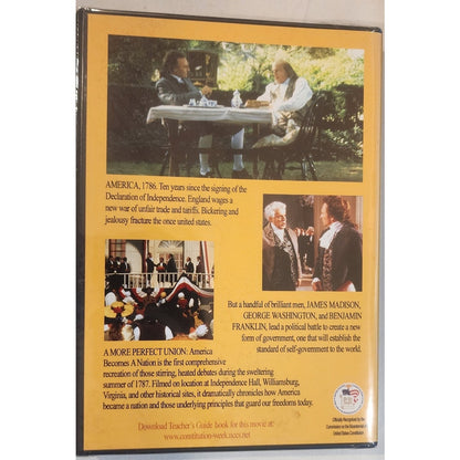 A More Perfect Union America Becomes a Nation DVD Educational Version New Sealed
