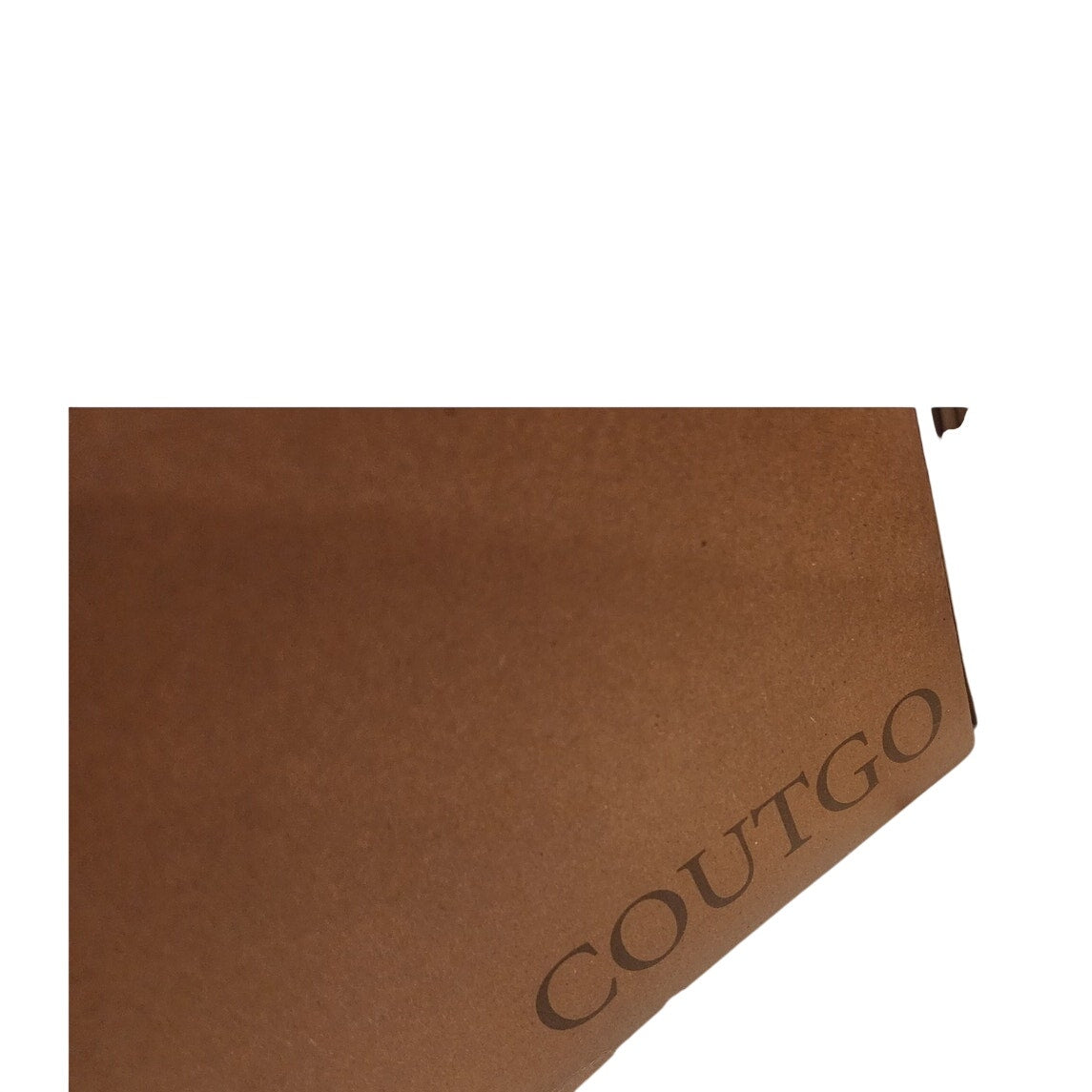 Coutgo Women’s Knee High Boots Beige Suede Square Toe Chunky Heel Size 11 NIB