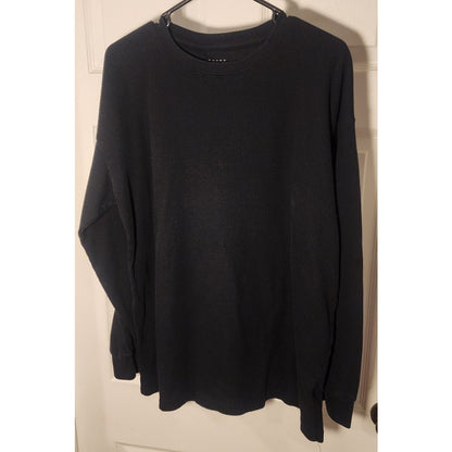 Galaxy by Harvic Mens 2XL Long Sleeve Thermal Waffle Knit Shirt Crewneck Top
