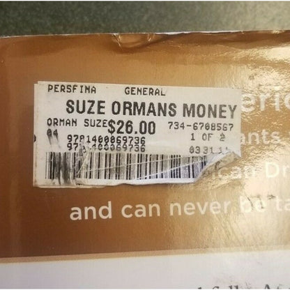 The Money Class - Hard Cover Book - By Suze Orman -