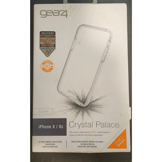 Gear4 - Crystal Place Series - Clear Case - for Apple iPhone X/XS - 5.8"