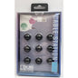 9 Pack of Cable Station Desk Cable Holders - QUB Works, Black