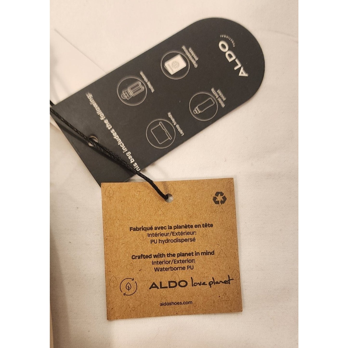 Aldo - SILVANOX - Bone White backpack - Work and Travel & Laptop Friendly