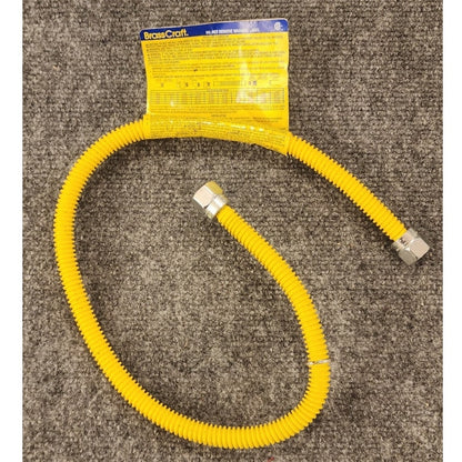 BrassCraft CSSL54-30 Flexible Stainless Steel Gas Connector Line 3/8 OD x 30in