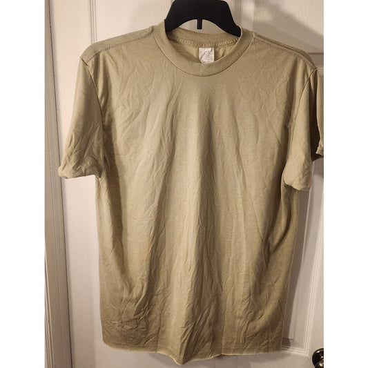 3 Pack Men Large Tan 499 OCP Military Undershirt T-Shirt Campbellsville & DSCP