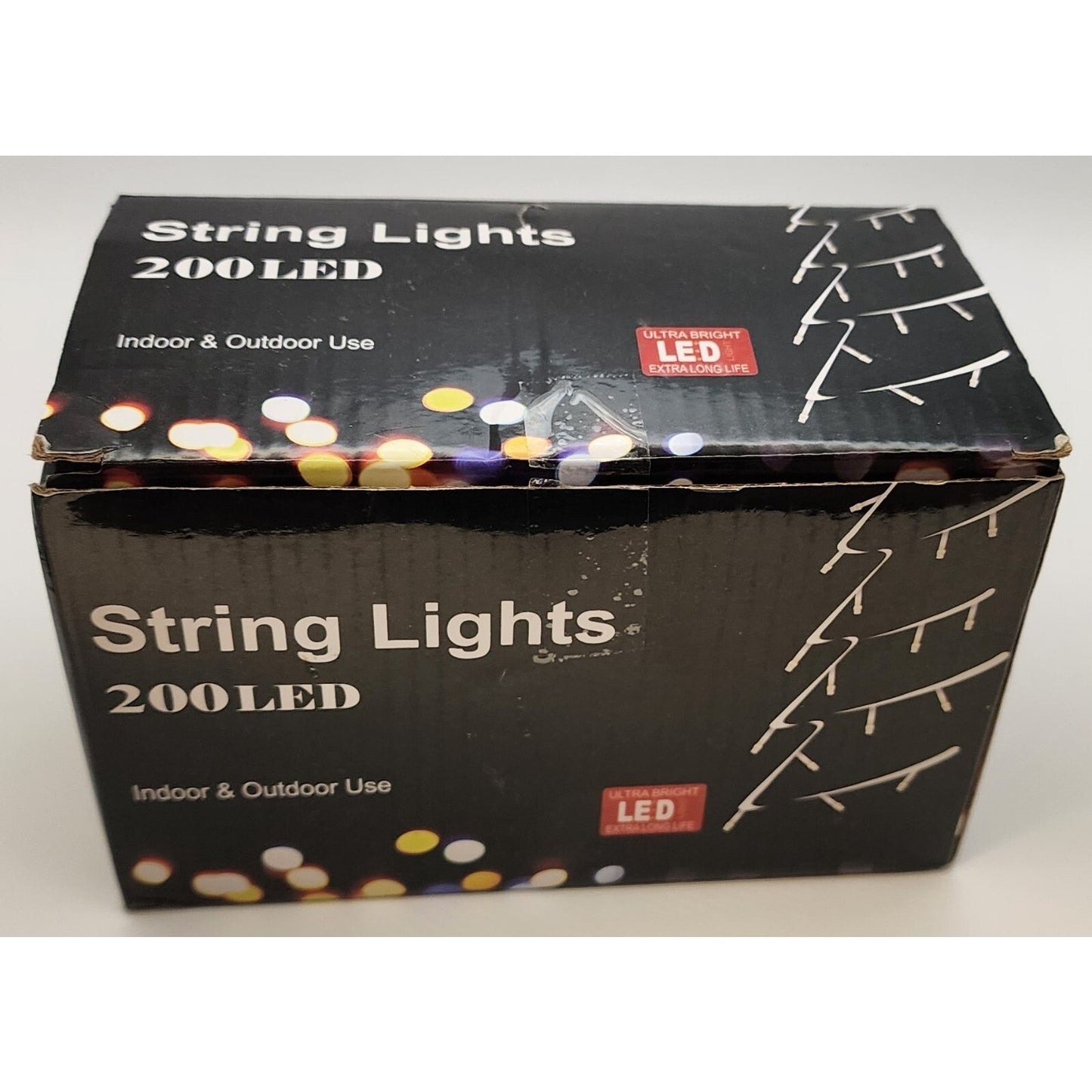 200 LED Outdoor RED String Lights. 66FT Red - Different Blinking Patterns - NIB