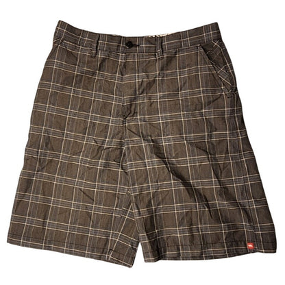 Hawk Mens Size 36 Casual Skate Surf Cargo Shorts Flat Front Casual Summer Shorts