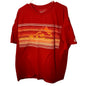Nike Mens Red Graphic Short Sleeve T Shirt XL w/Graphic Print and Swoosh Logo