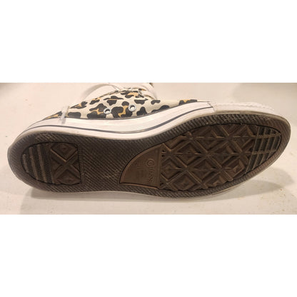 Converse Chuck Taylor All Star Leopard Print High Top Sneakers Womens 11 Mens 9