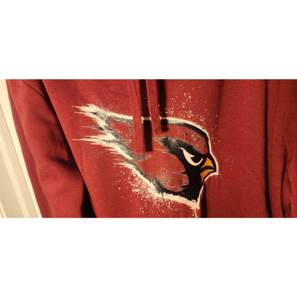 Fanatics Arizona Cardinals Mens 3XL Dark Red Pullover Hoodie Sweatshirt NFL