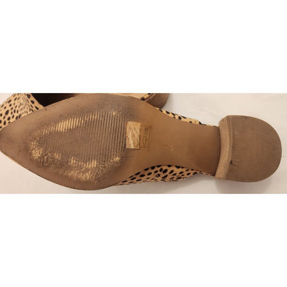 "CUTE" Animal Print - BEAST Fashion Slip ons with heel - Size 9