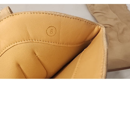 Coutgo Women’s Western Cowboy Boots Tan Suede Size 8 – NEW