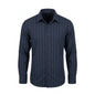 AXIST Modern Fit Button‑Up Shirt XL Blue Striped Wrinkled Good Shape