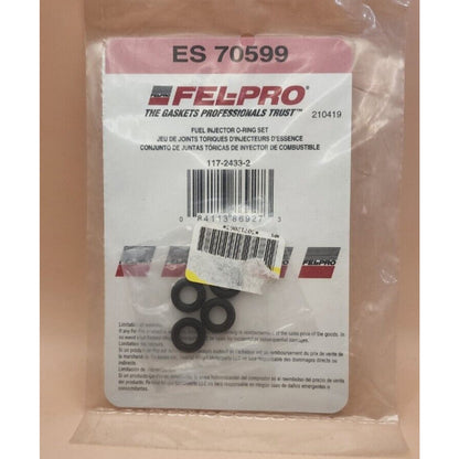 Fel-Pro -Fuel Injector O-Ring Set of 4 - ES 70599 - Fits GM, see Picture 2